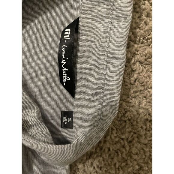 Travis Mathew Polo Shirt Mens Size XL Gray Golf Golfing Polo Shirt - Picture 7 of 15